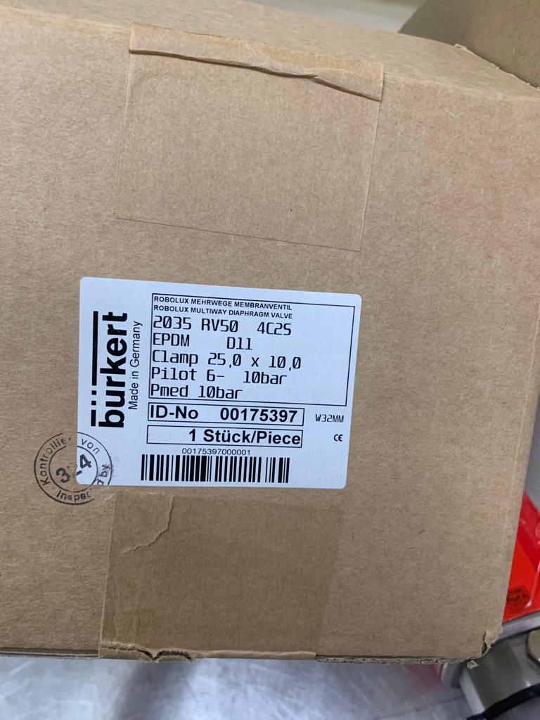 Used Diaphragm Valve - Burkert - 59.07.017.GR