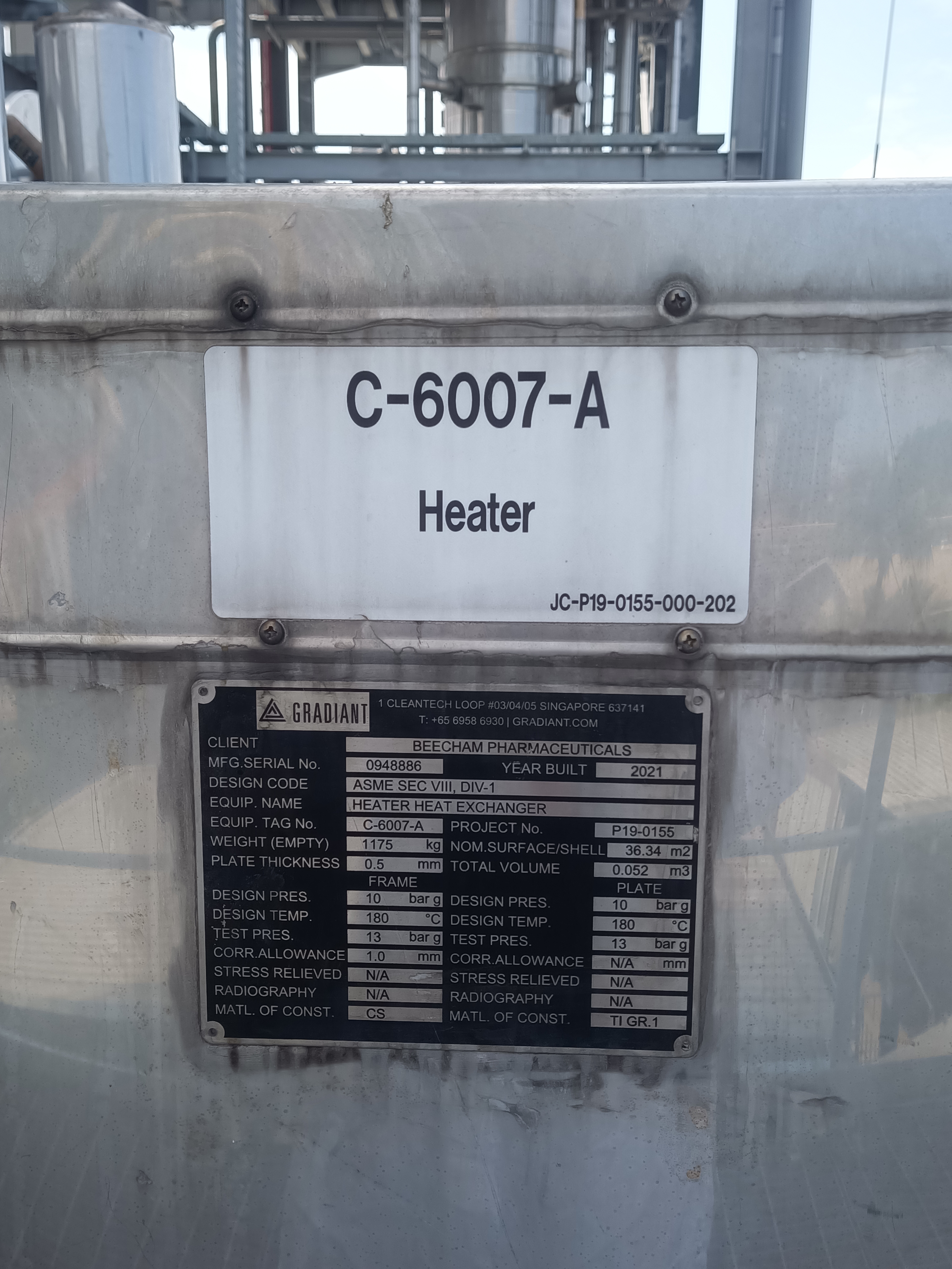 Used Waste Water Treatment Plant - Gradiant - SG129