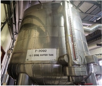 Used Brine Buffer Tank -15°C - Shanghai Morimatsu - SG015 