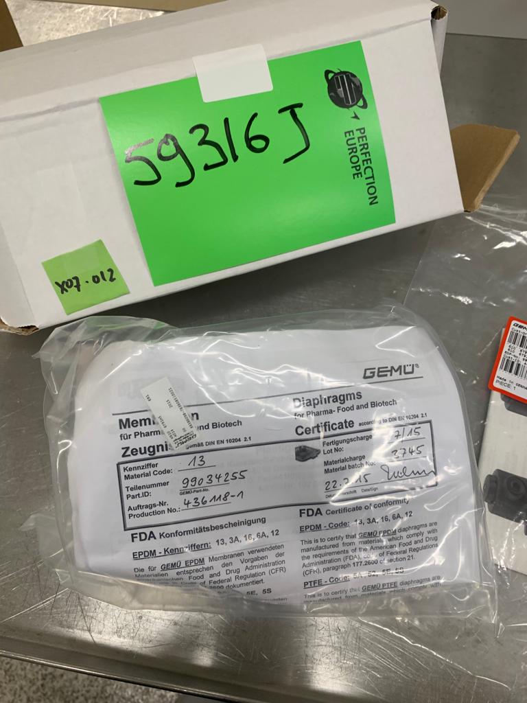 Used Diaphragm Valve - Gemu -  X07.012