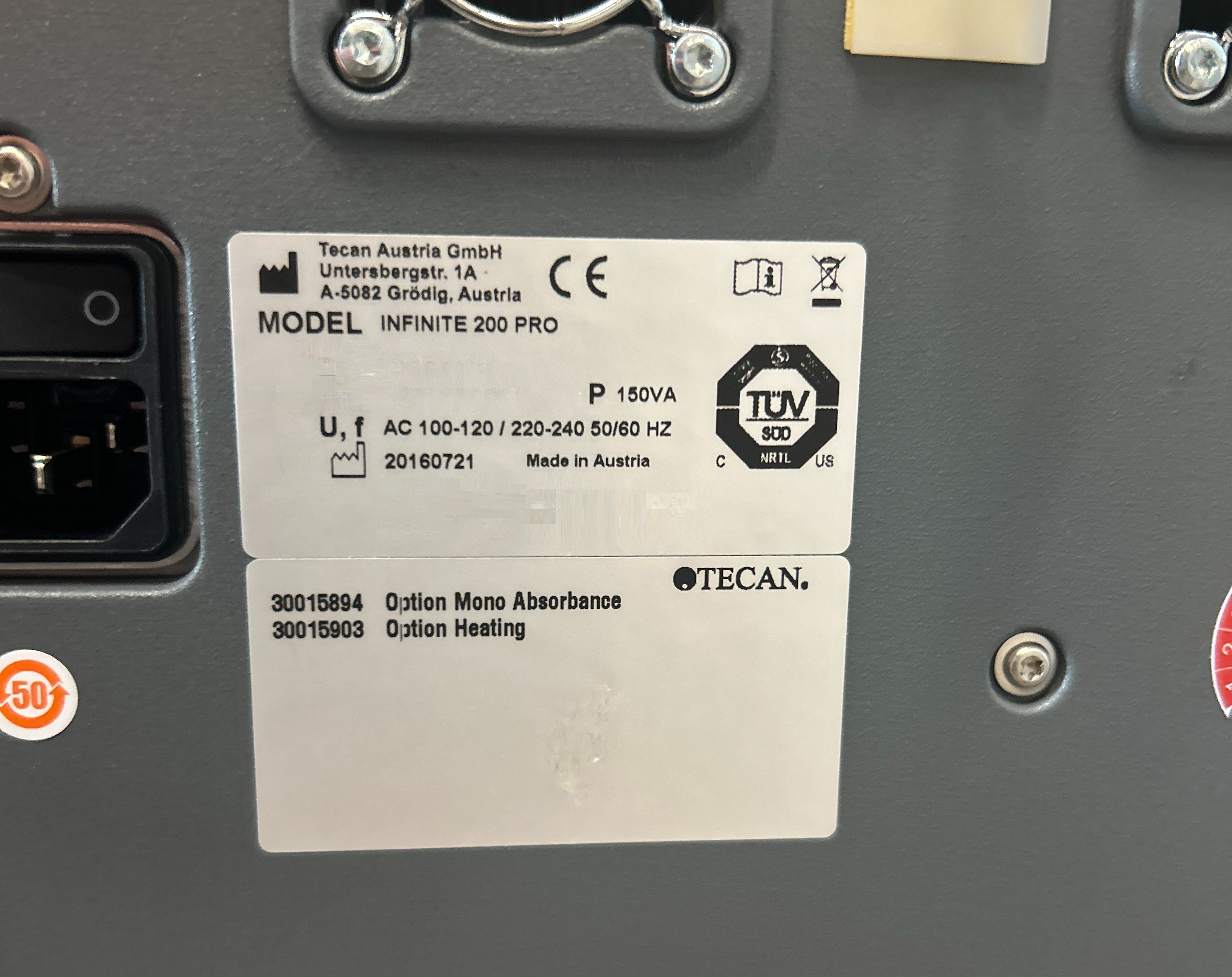 Used Plate Reader - Tecan - Infinite M200 Pro - BTH153, BTH159