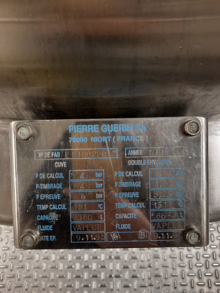 Used Storage Tank - Pierre Guerin - 36.02.41