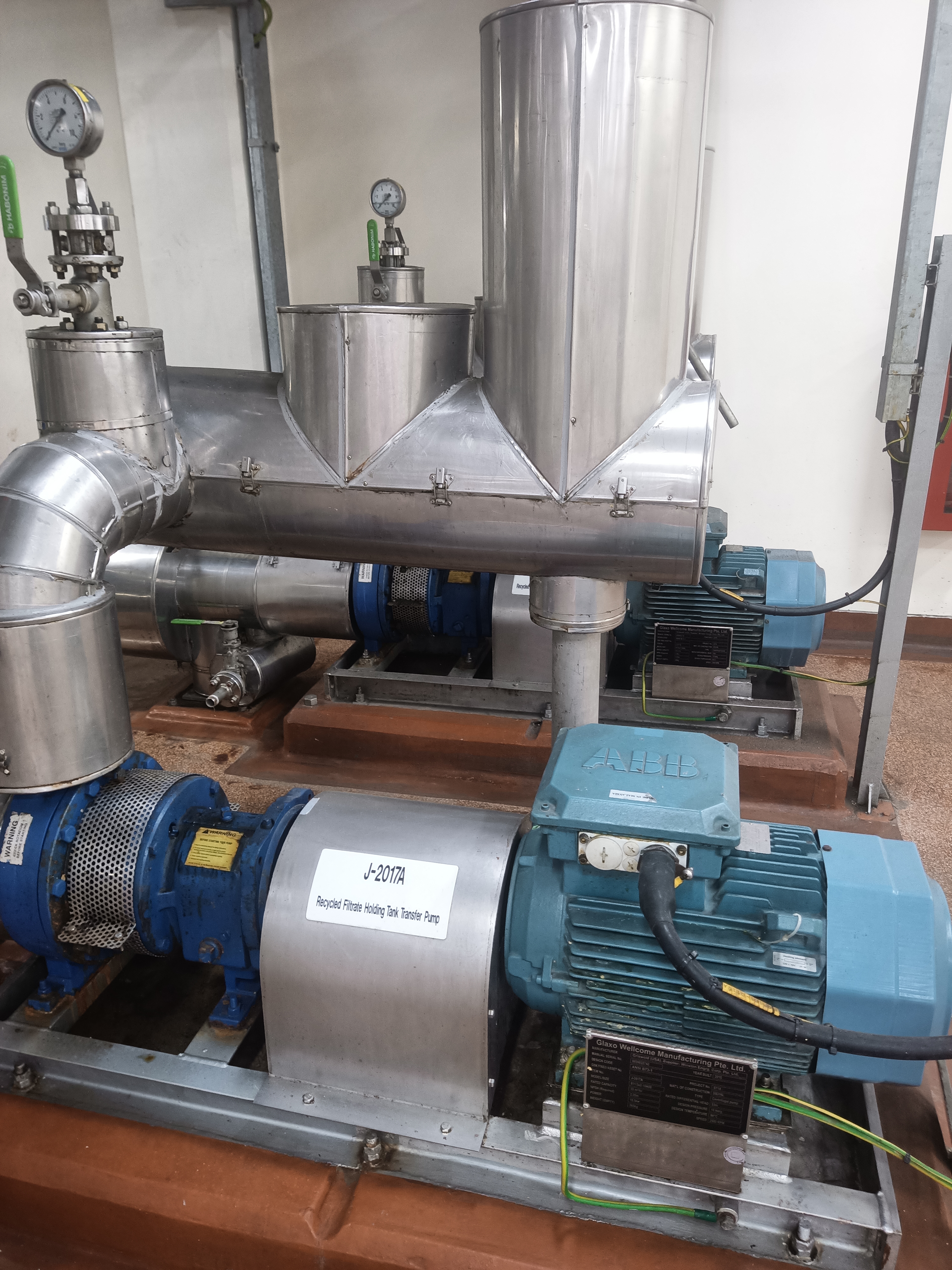 Used Recycled Filtrate Holding Tank - Shanghai Morimatsu - SG072 