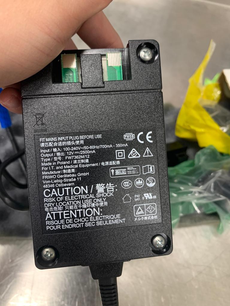 Used Mains Charger For Mas 100NT - Milipore - X07.056