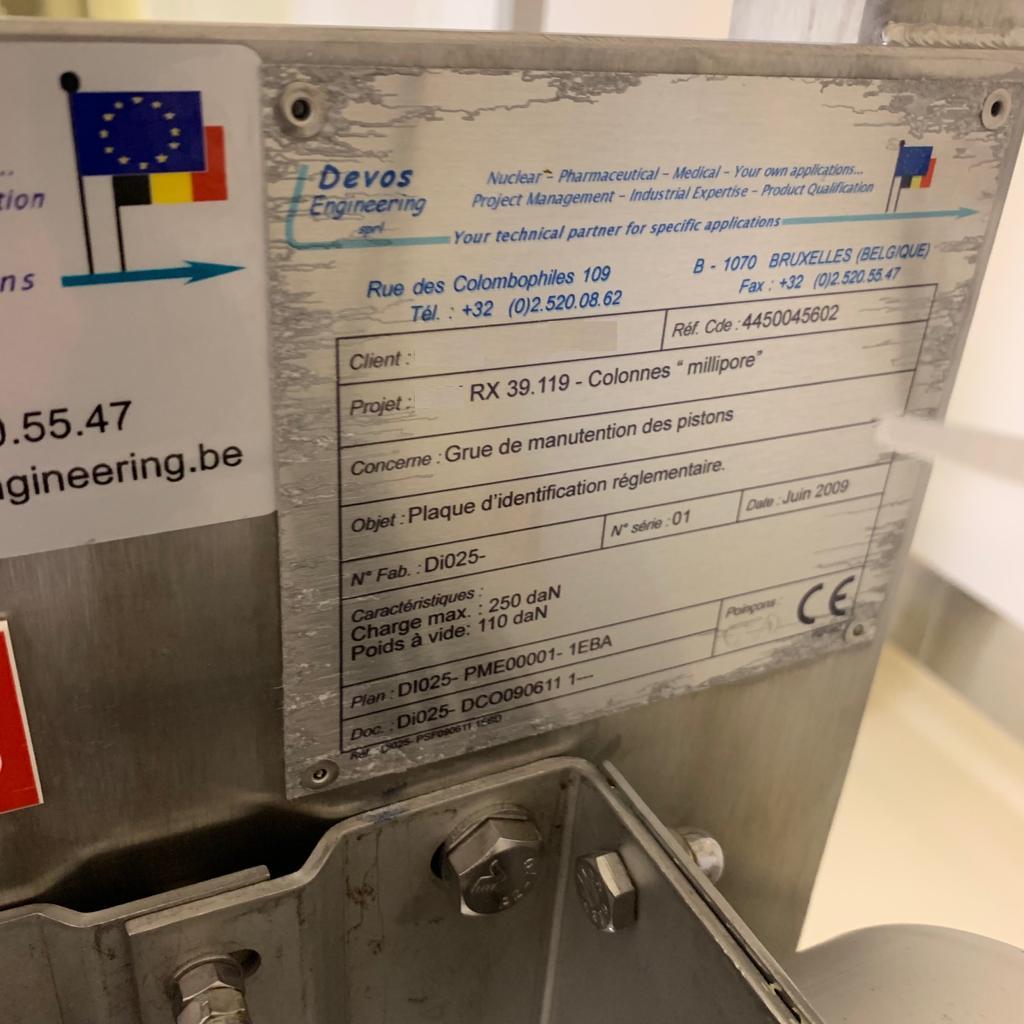 Used Gantry Cranes - Devos Engineering -  39-1A-026