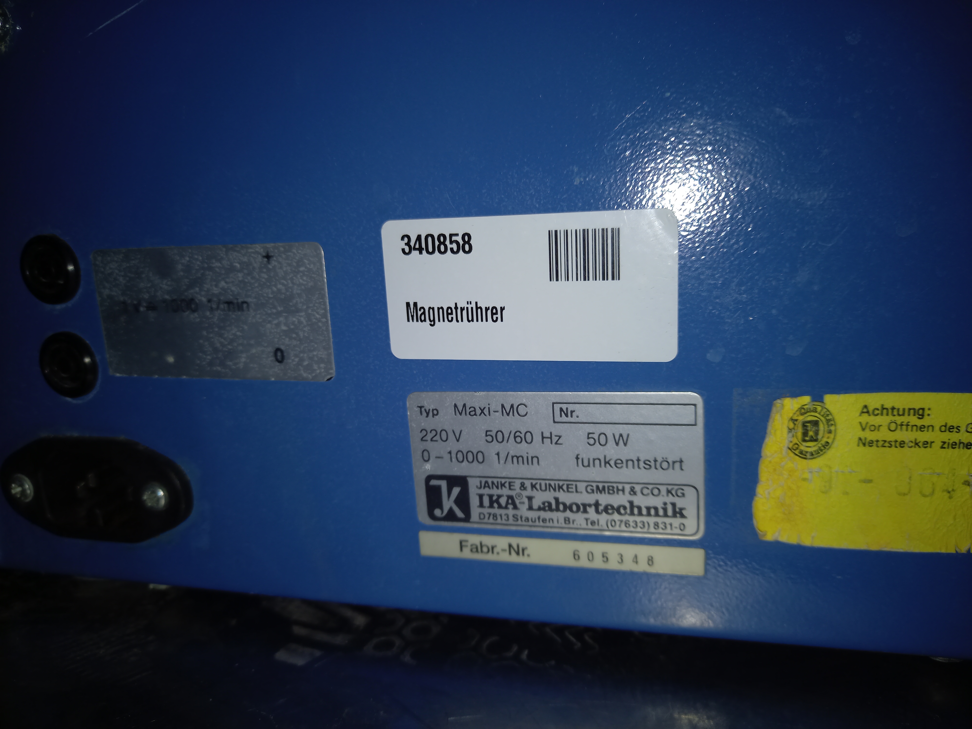 Used Magnetic Stirrer - IKA - Midi MR1 - 01.016.GG