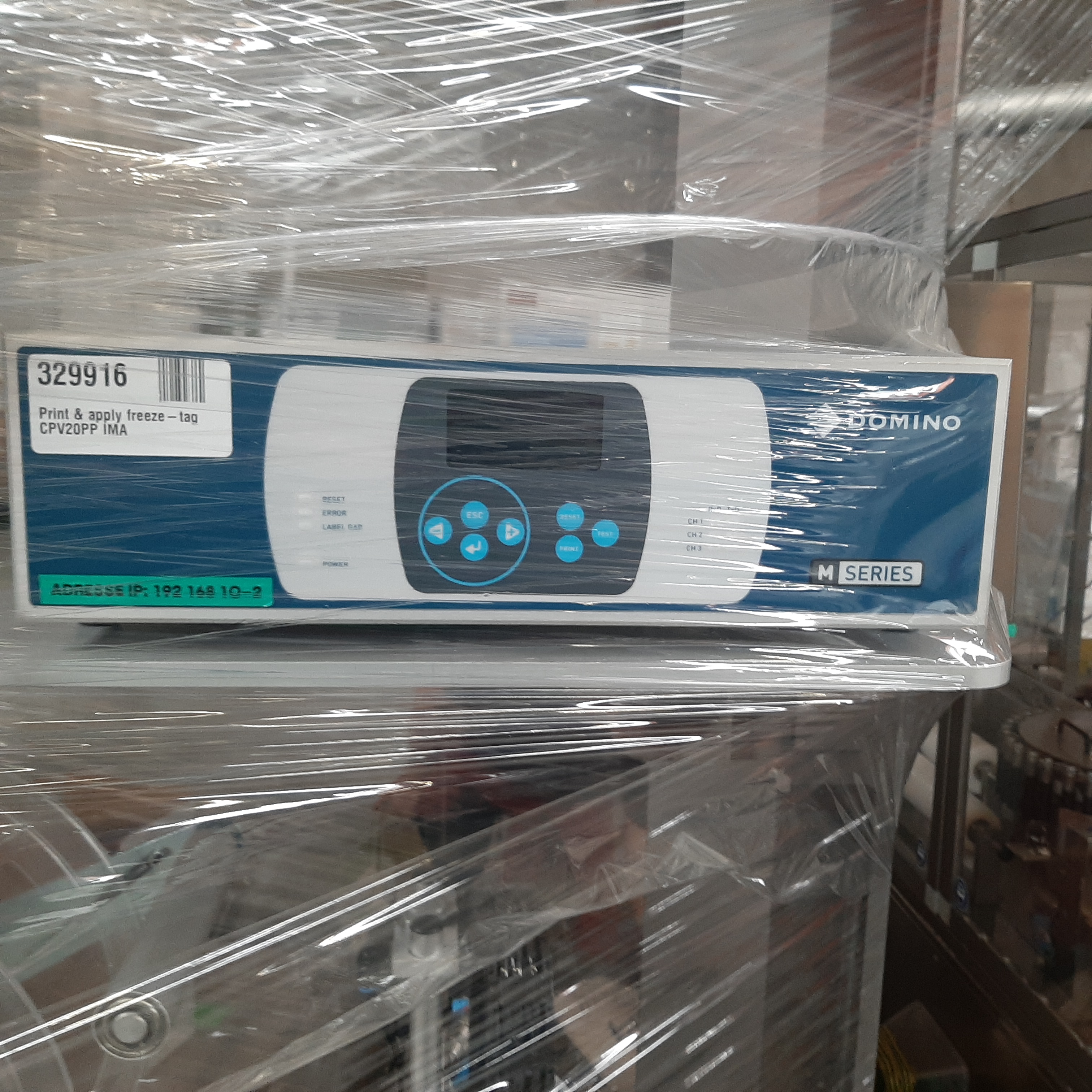 Used Print and Apply Freezer - Domino - DK191