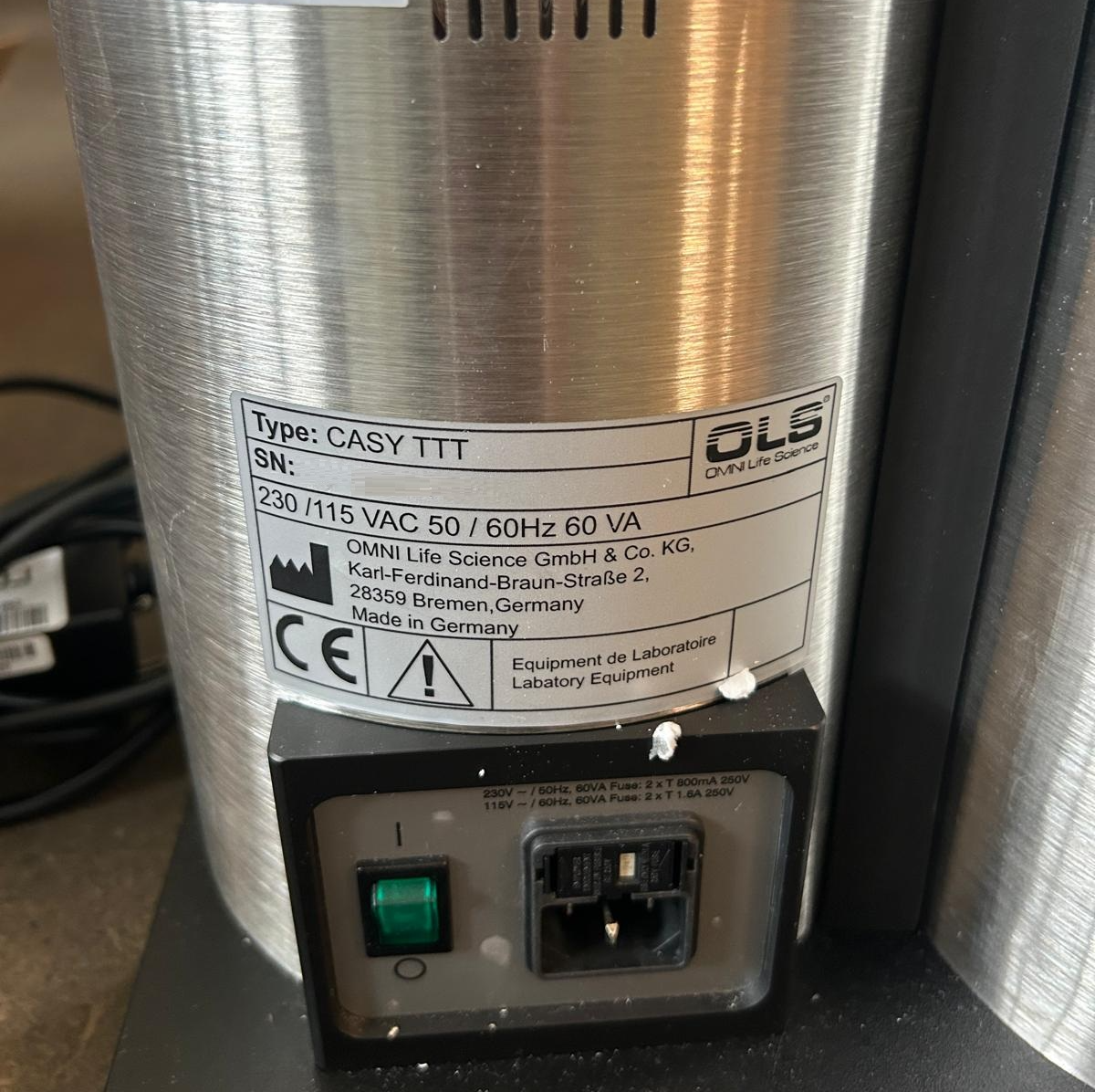 Used Cell Counter - Omni Life Science - Casy TTT 150 µm - BTH124