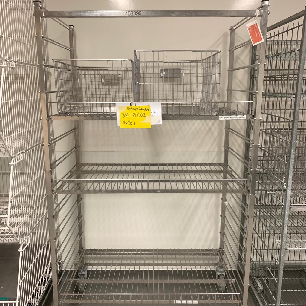 Used 1 Trolley and 2 Baskets - 39-1A-002
