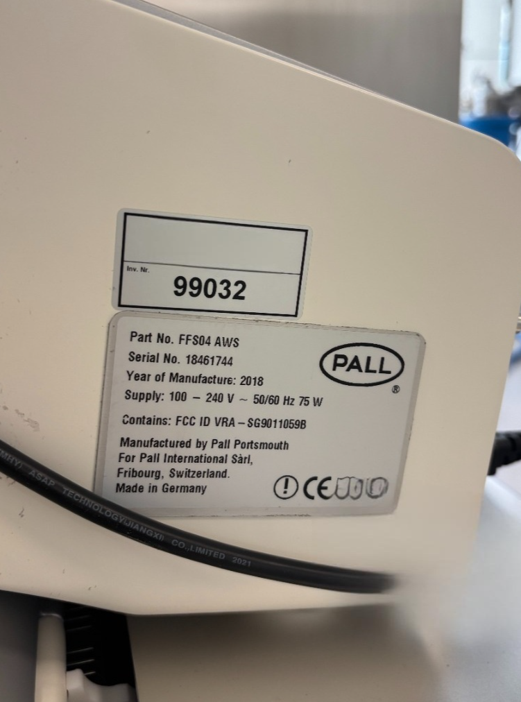 Used Filter Integrity Tester - Pall - GR041