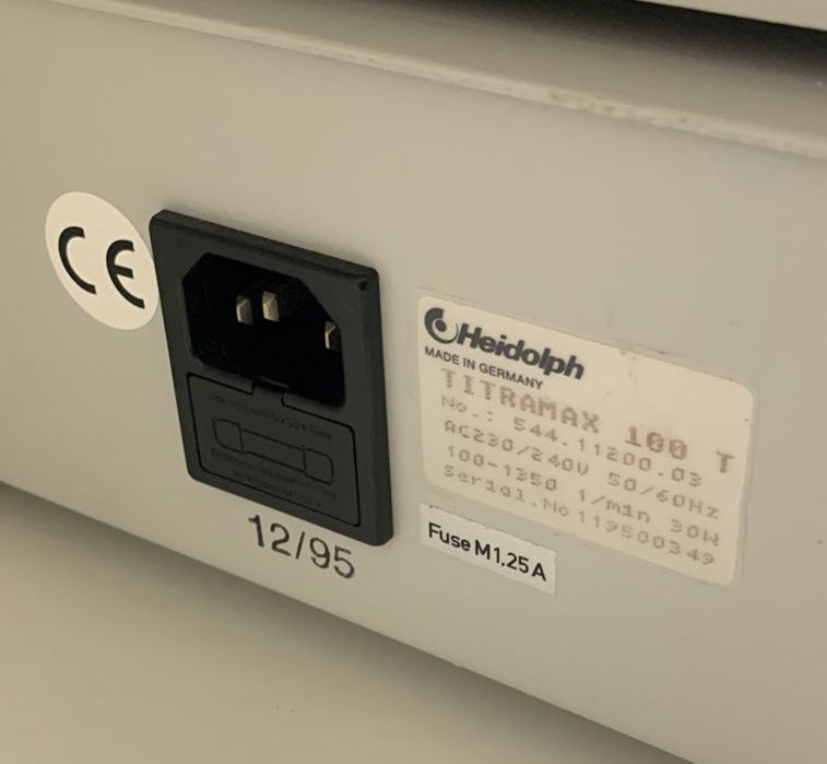 Used Magnetic Stirrer - Heidolph - Titramax 100 T - 59.06.174.GR