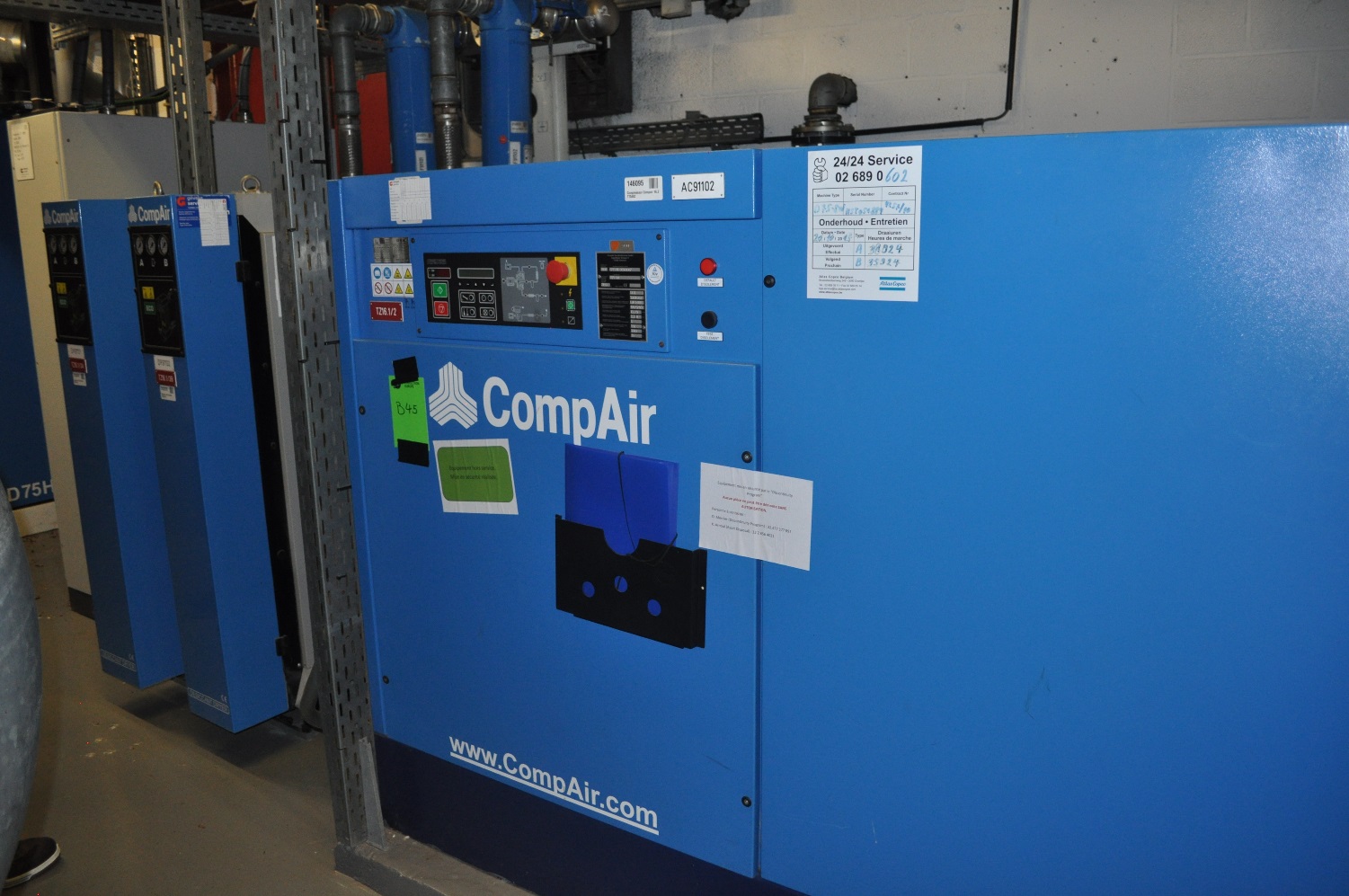 Used Air Compressor-Compair-D75/8W-45B