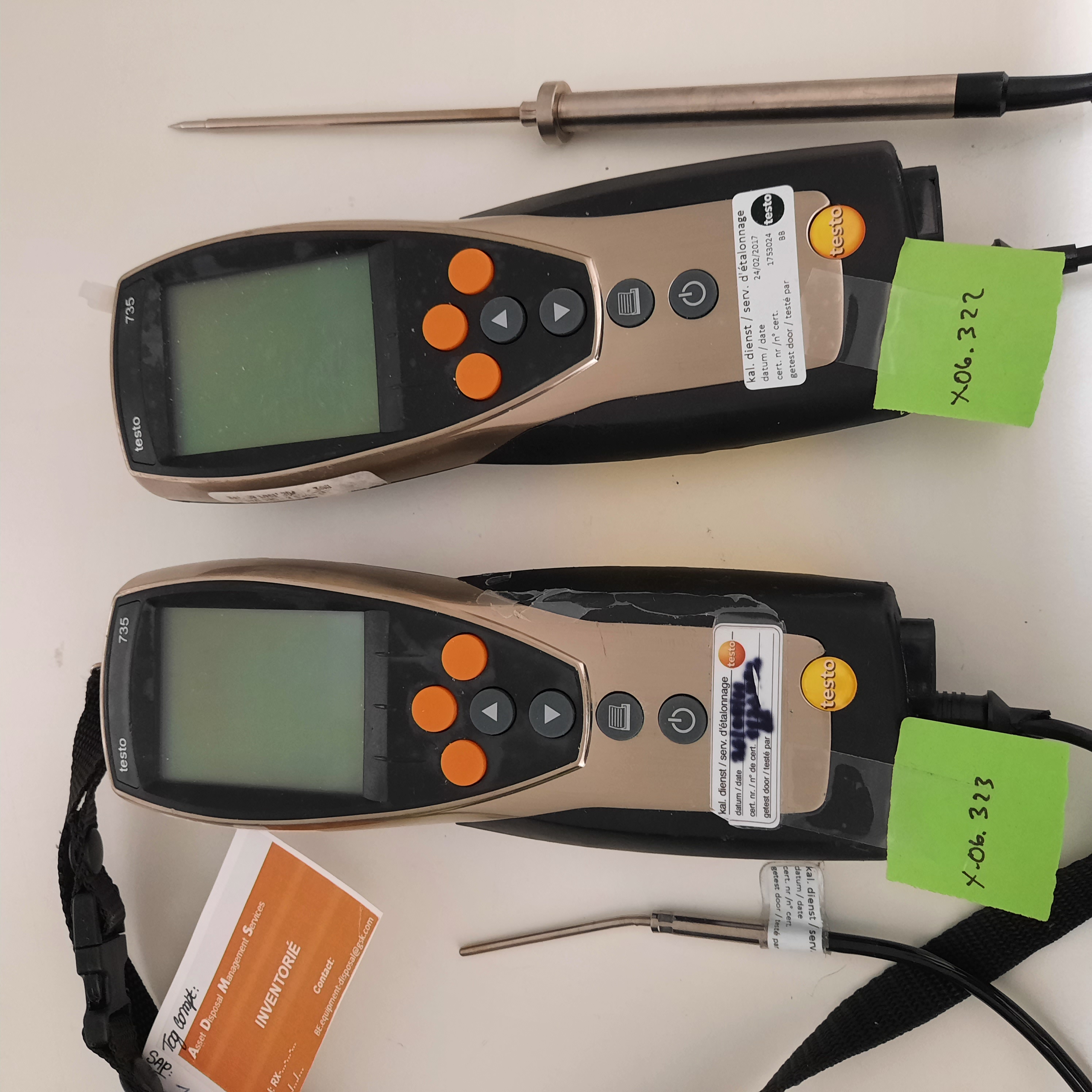 Used Thermometer - Testo 735 - X.06.322-X.06.323