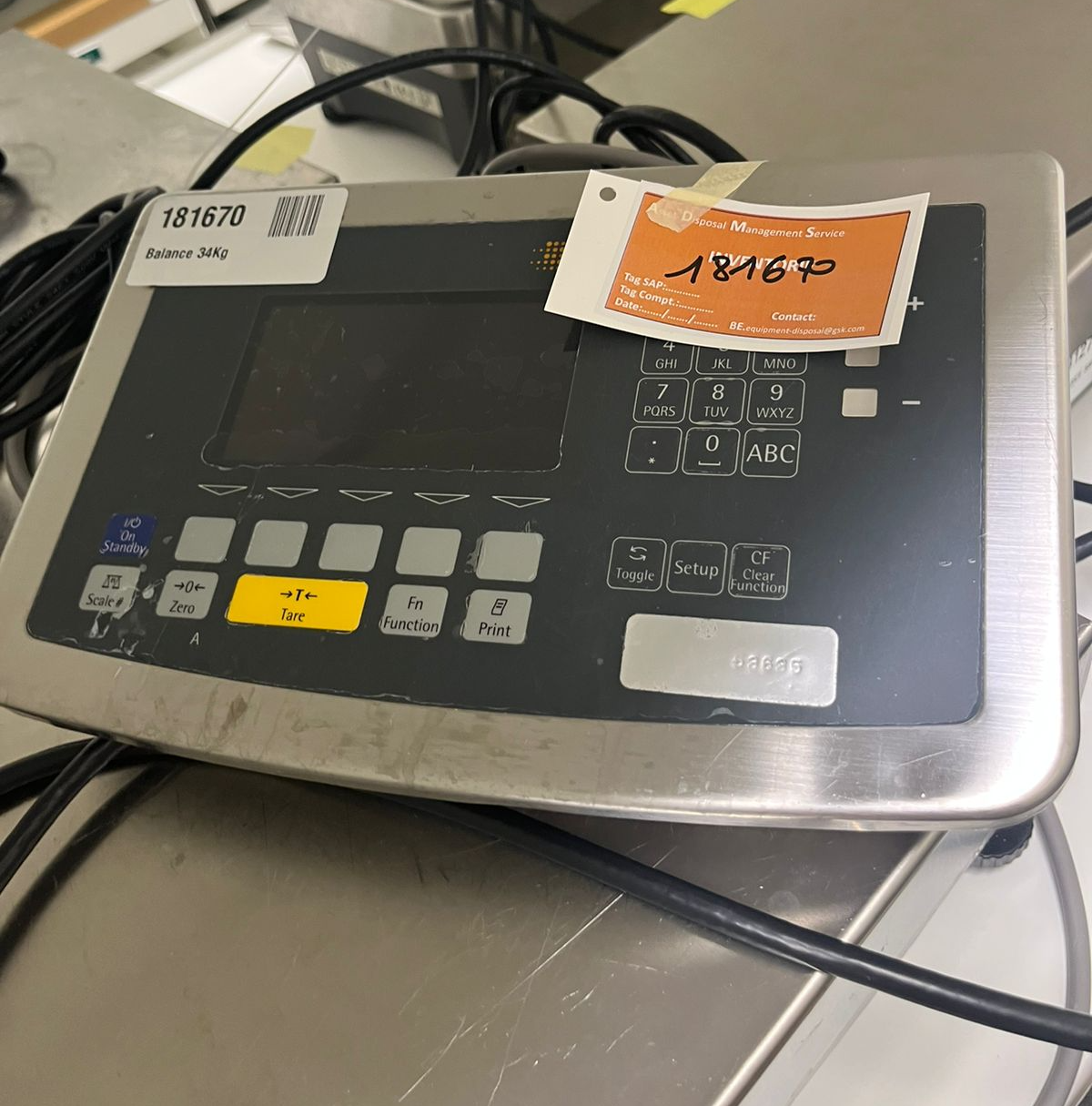 Used Balance 34 Kg - Sartorius - IS 34 EDE-H - 59.06.134.GR