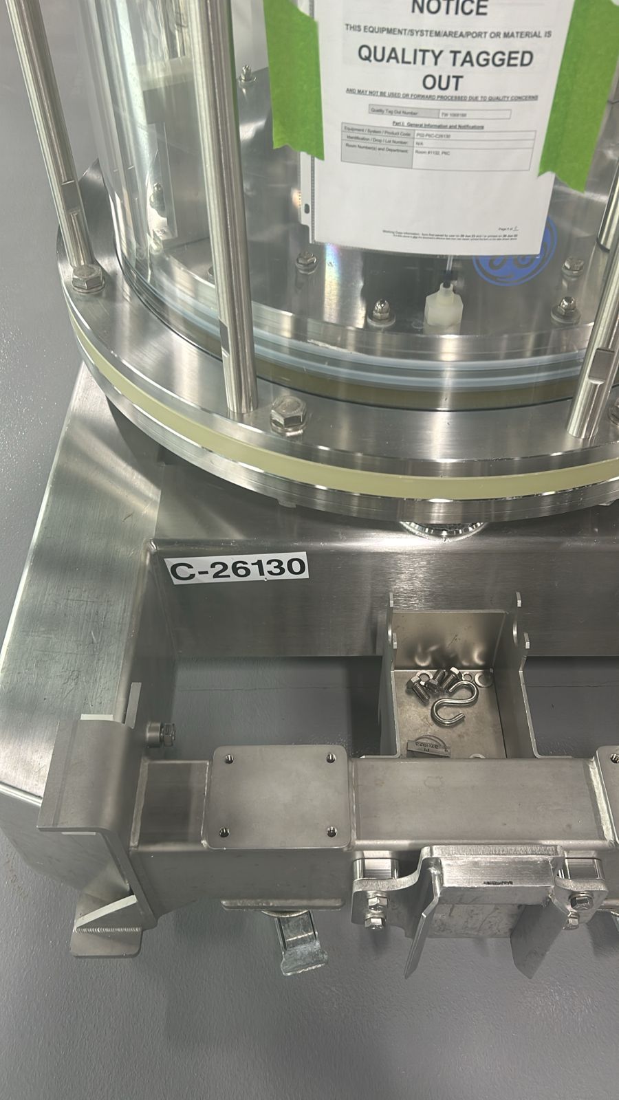 Used Chromatography Column - Ge Healthcare - Axichrom 800/300 - C-26130