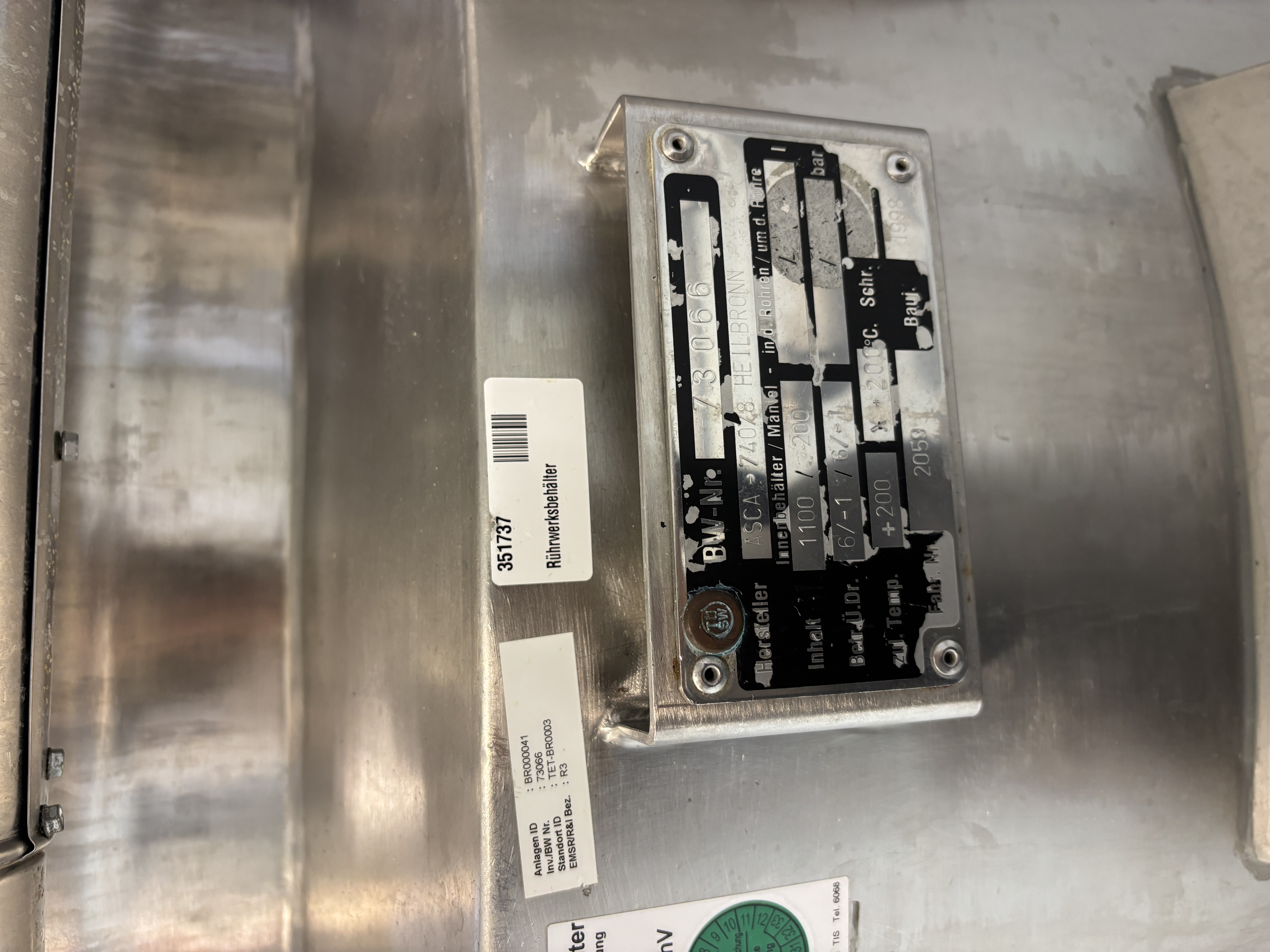 Used Fermentor - PS017