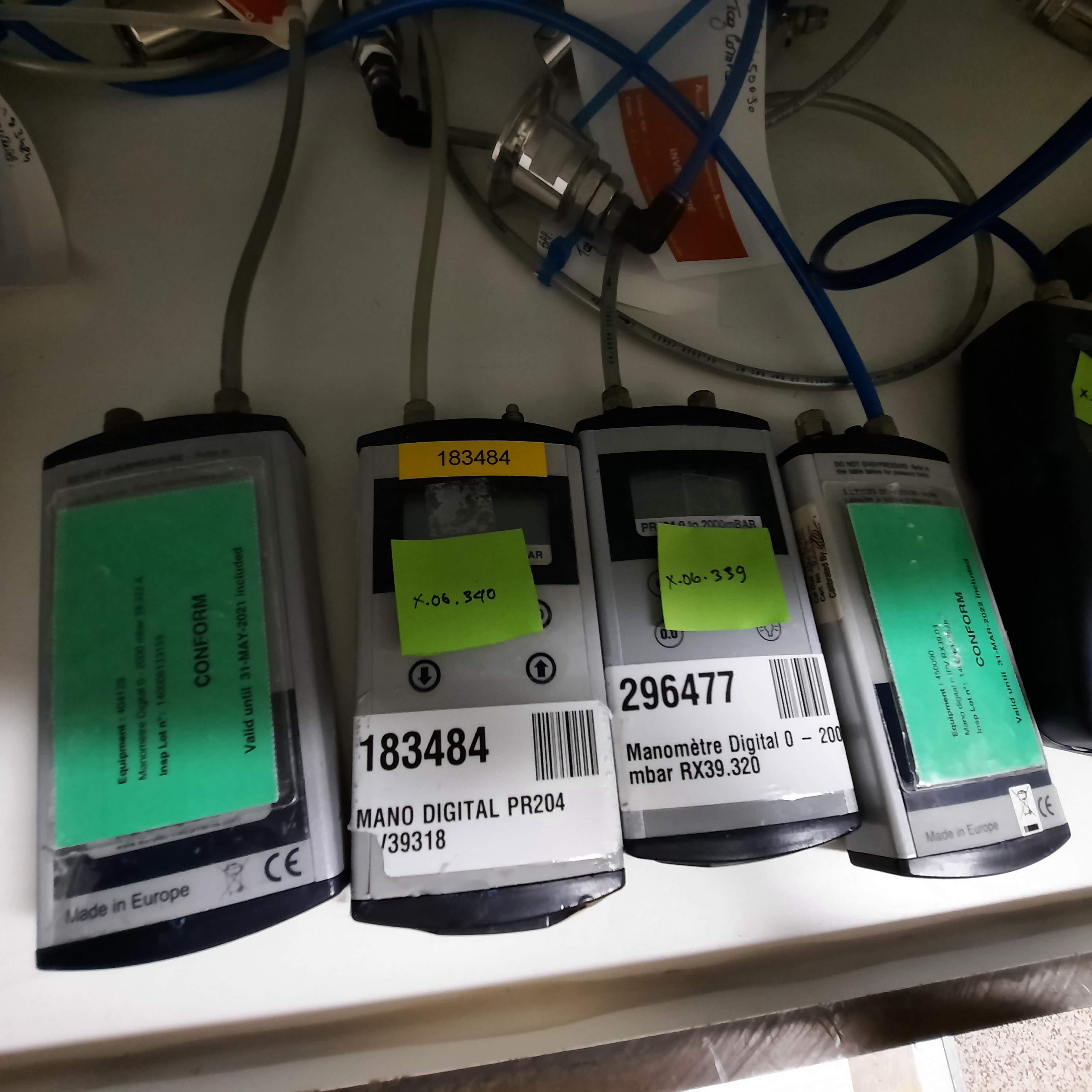 Used Manometer Digital - X.06.338-X.06.341