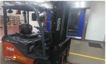 Used Toyota Battery Forklift - Toyota / 8FBE18 - SG135 