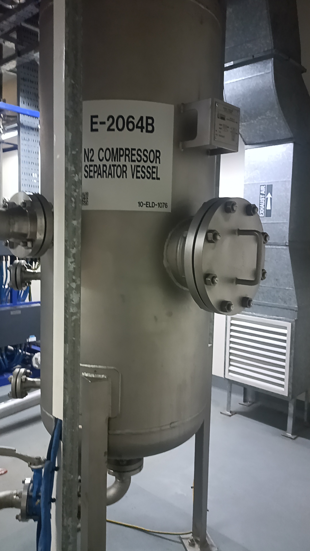 Used N2 Compressor Preseparator Vessel - Harald Uebers - SG067 