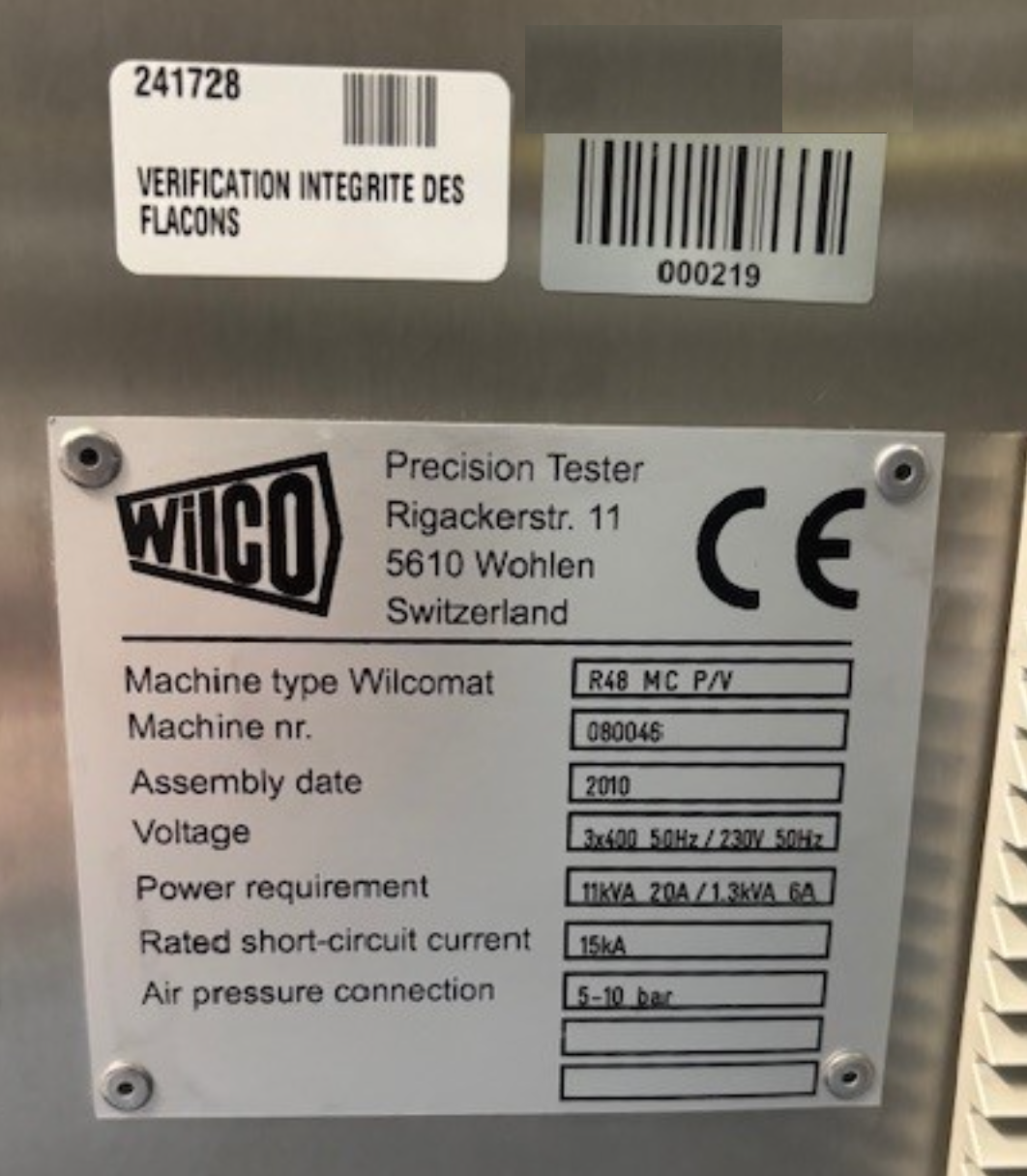 Used Leak Detection System - Wilco - 003.FR