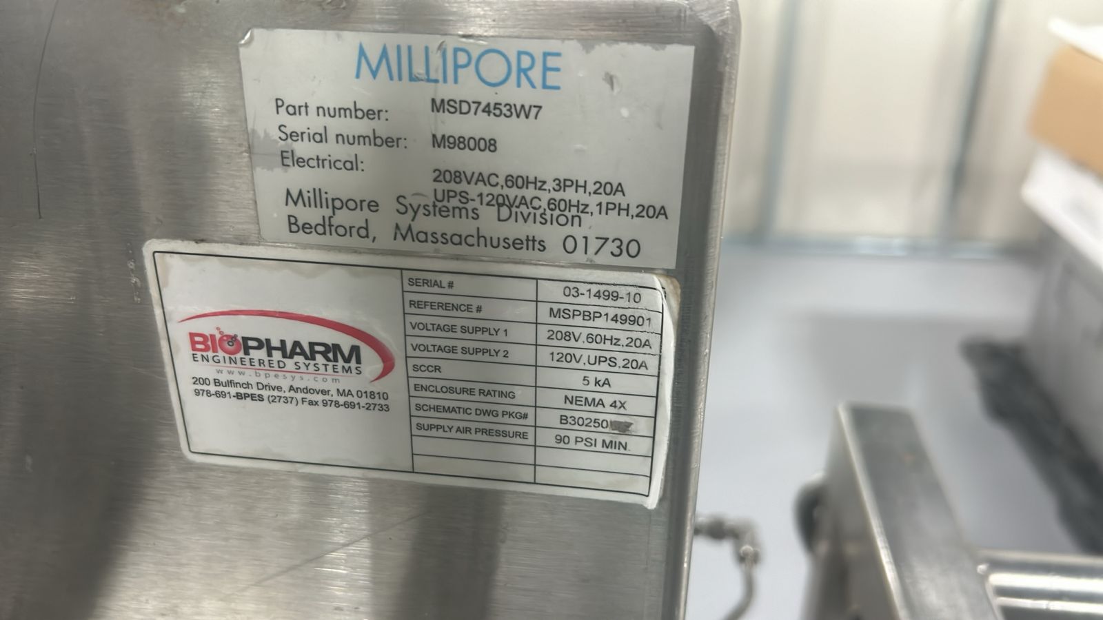 Used Ultrafiltration - Millipore - UF-703