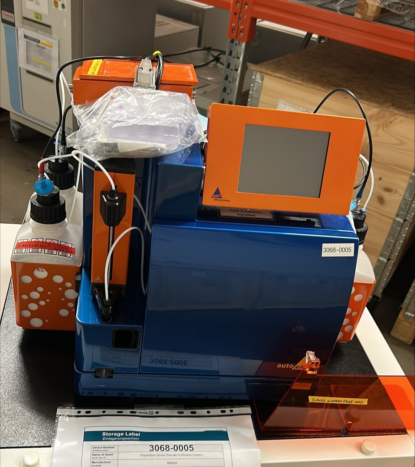 Used Sample Purification System - Miltenyi - Automacs Pro Separator - BTH117