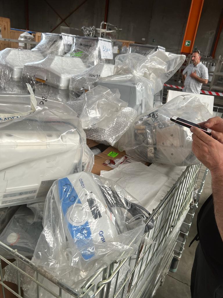 Used Boxpallet With Various Materials - DK2362