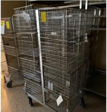 Used 1 Rack and 9 Baskets - 39.03.039.GR