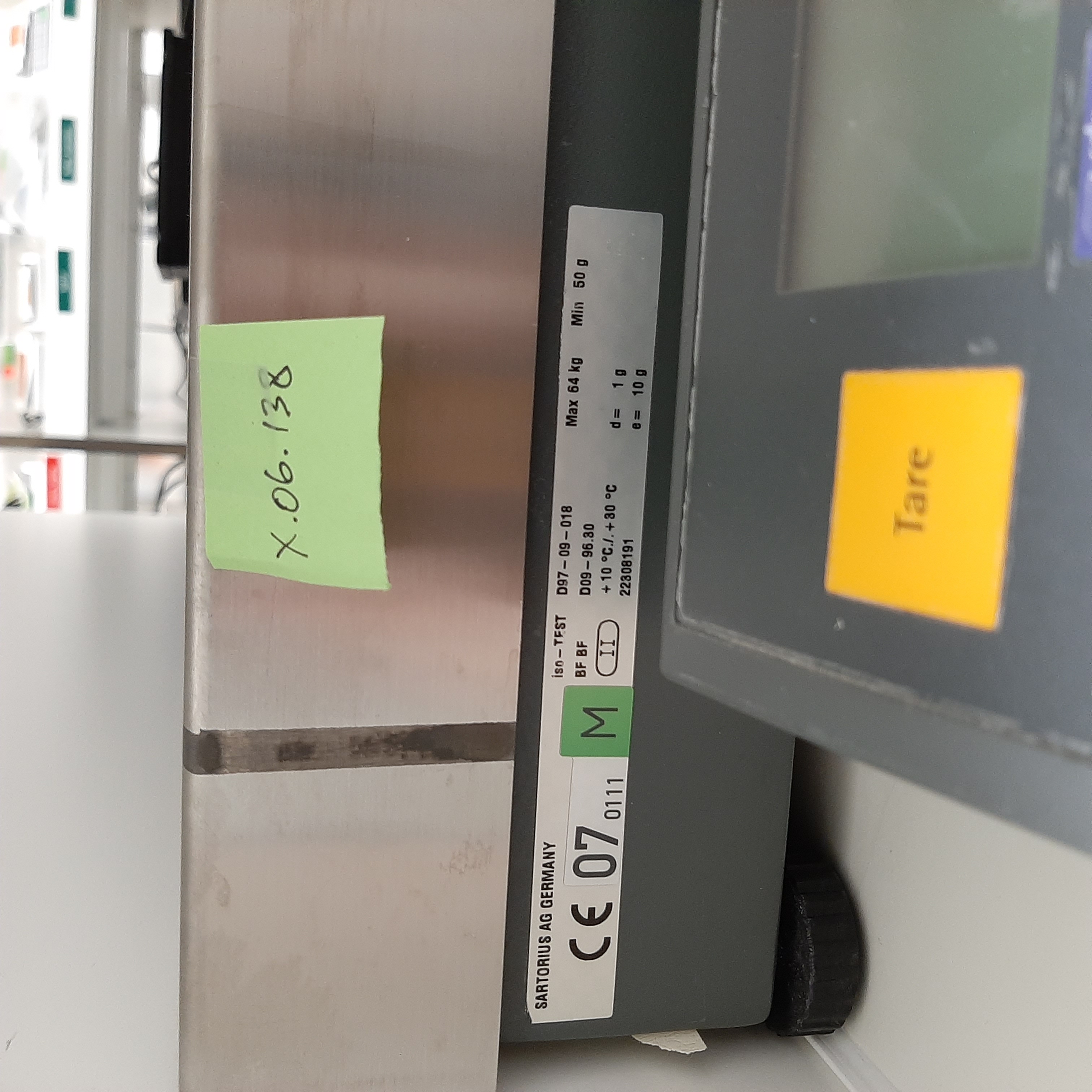 Used Balance 34 Kg - Sartorius - FCG34EDE-H - 59.06.135.GR