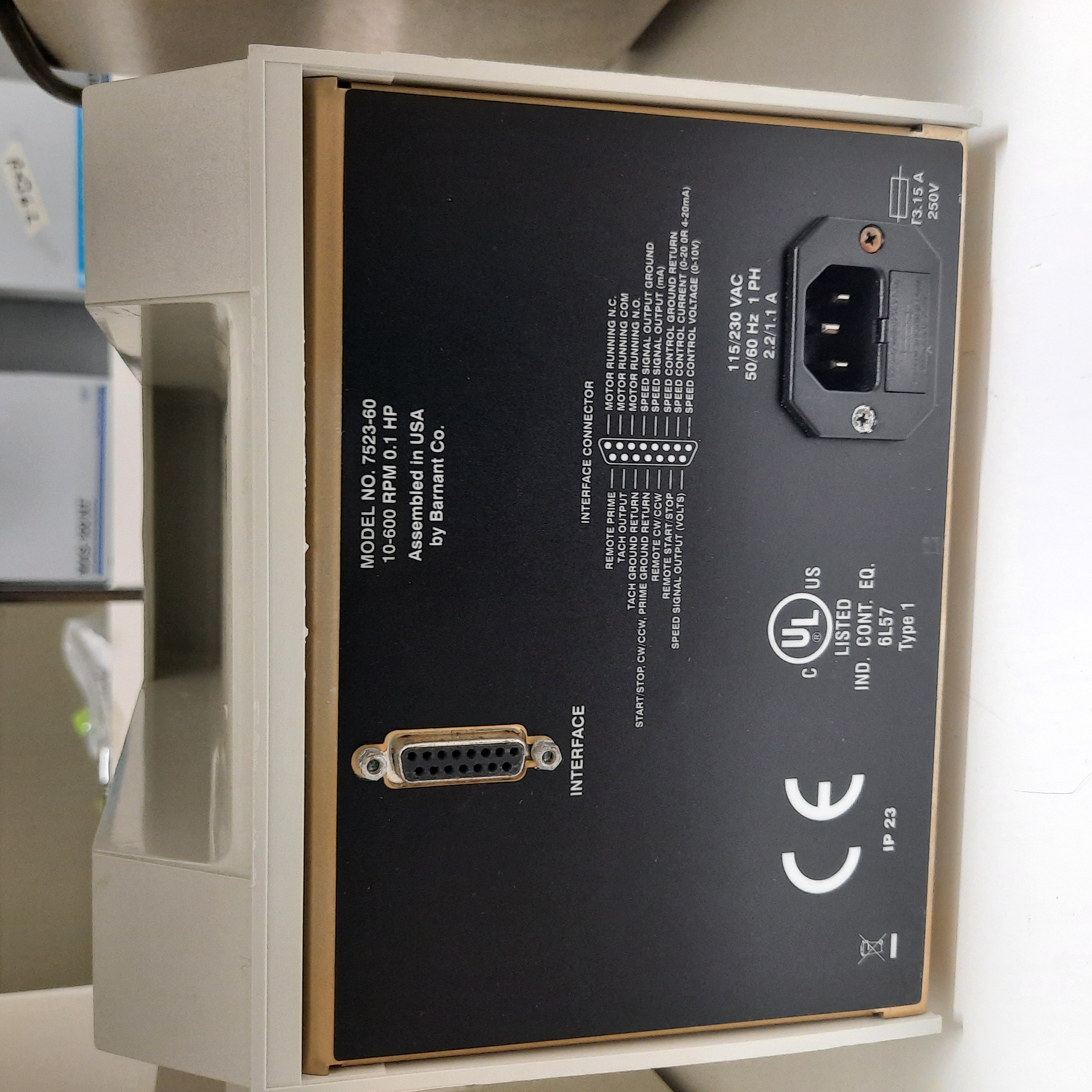 Used Peristaltic Pump - Masterflex L/S - X.06.212