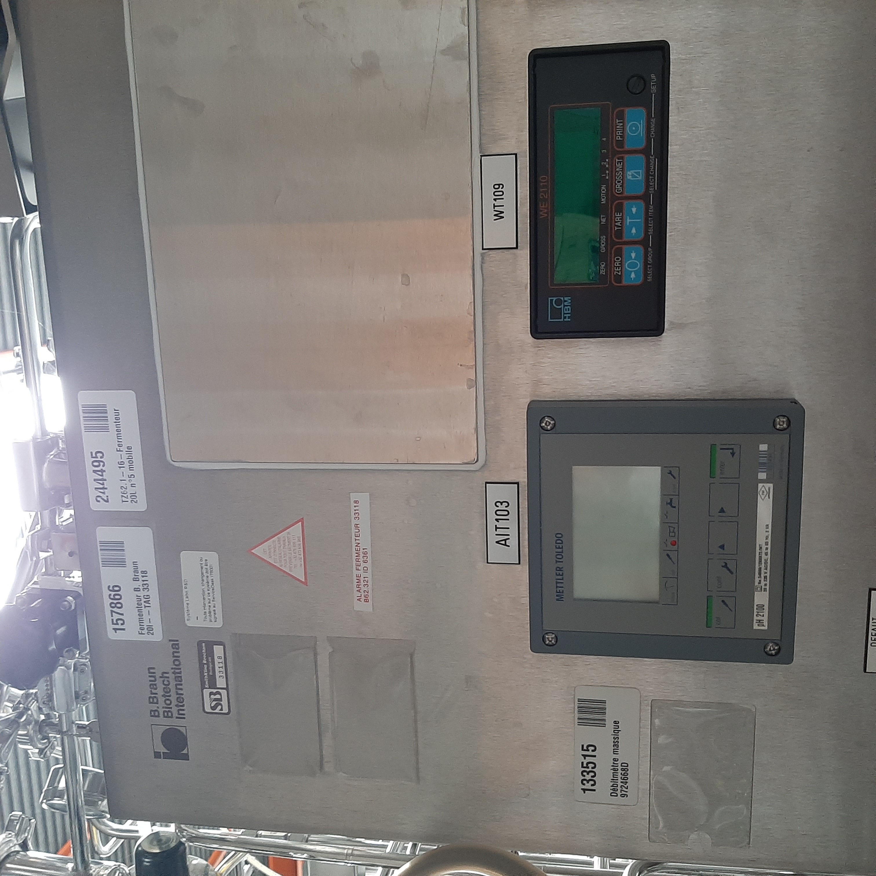 Used Fermentor 20 L - B.Braun Biotech - DK2685.WG