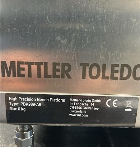 Used Balance - Mettler Toledo - PBK989-A6 / ICS689 - BTH064