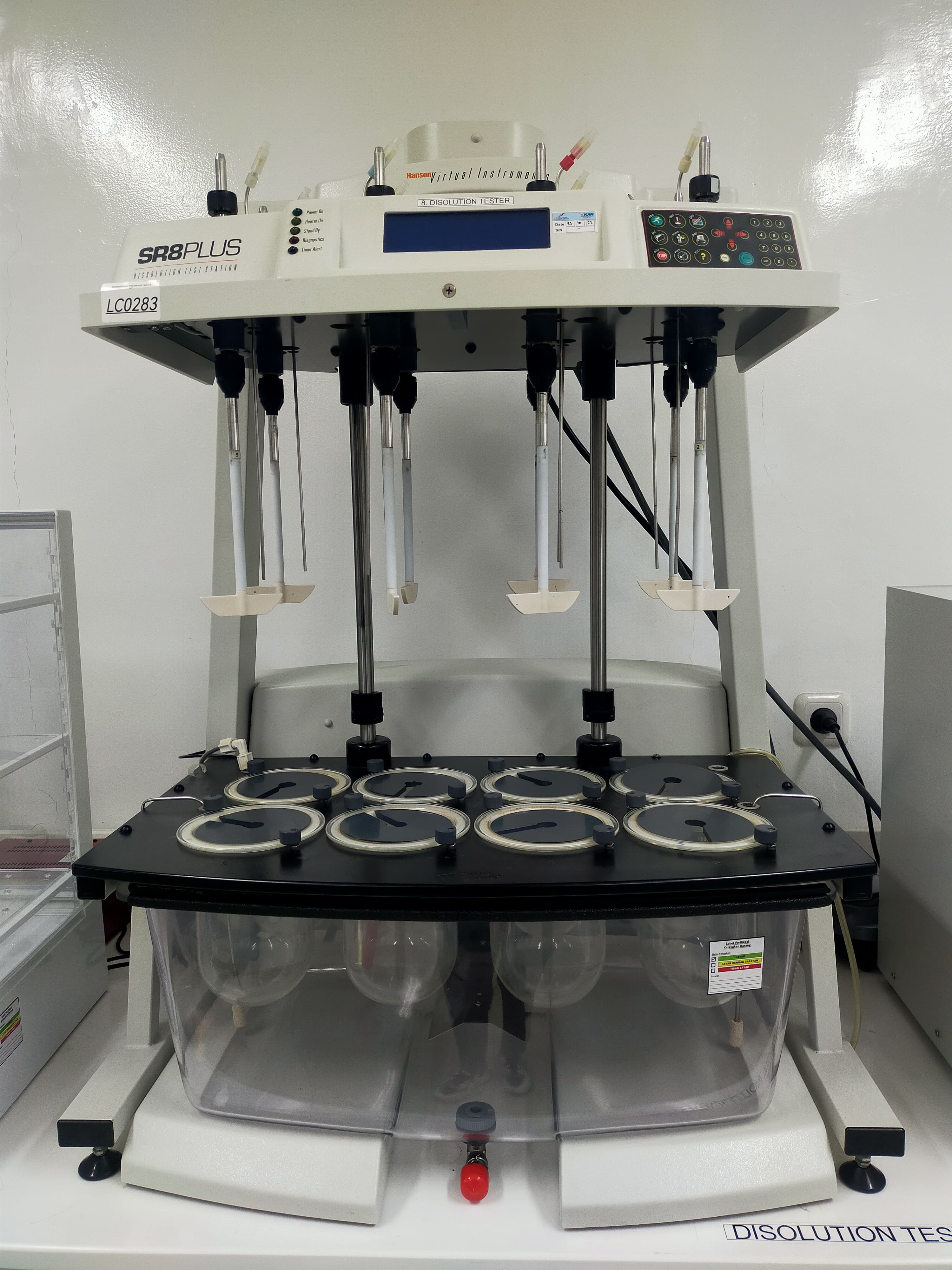 Used Dissolution Tester - Hanson - Sr8plus - LC0283