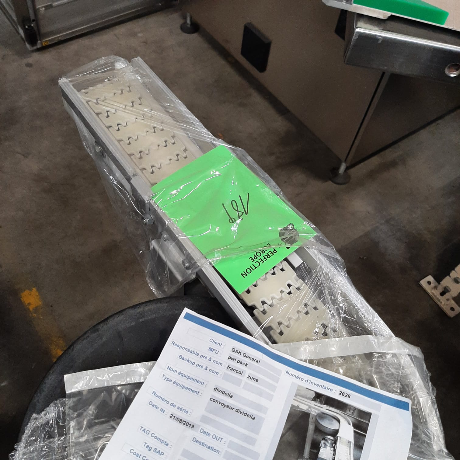 Used Dividella Conveyor - DK2628.WG