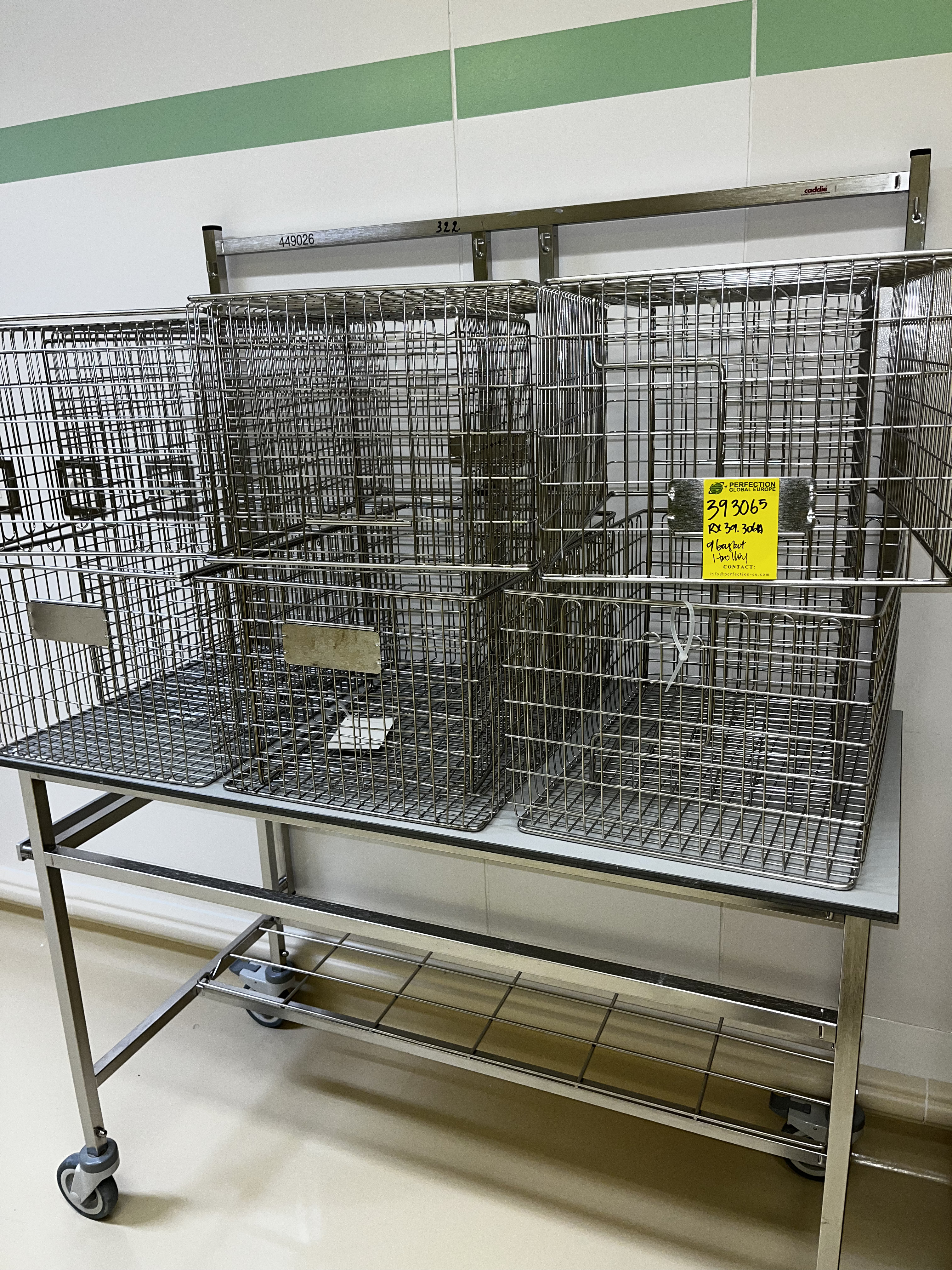 Used 1 Trolley and 9 Baskets -  393065