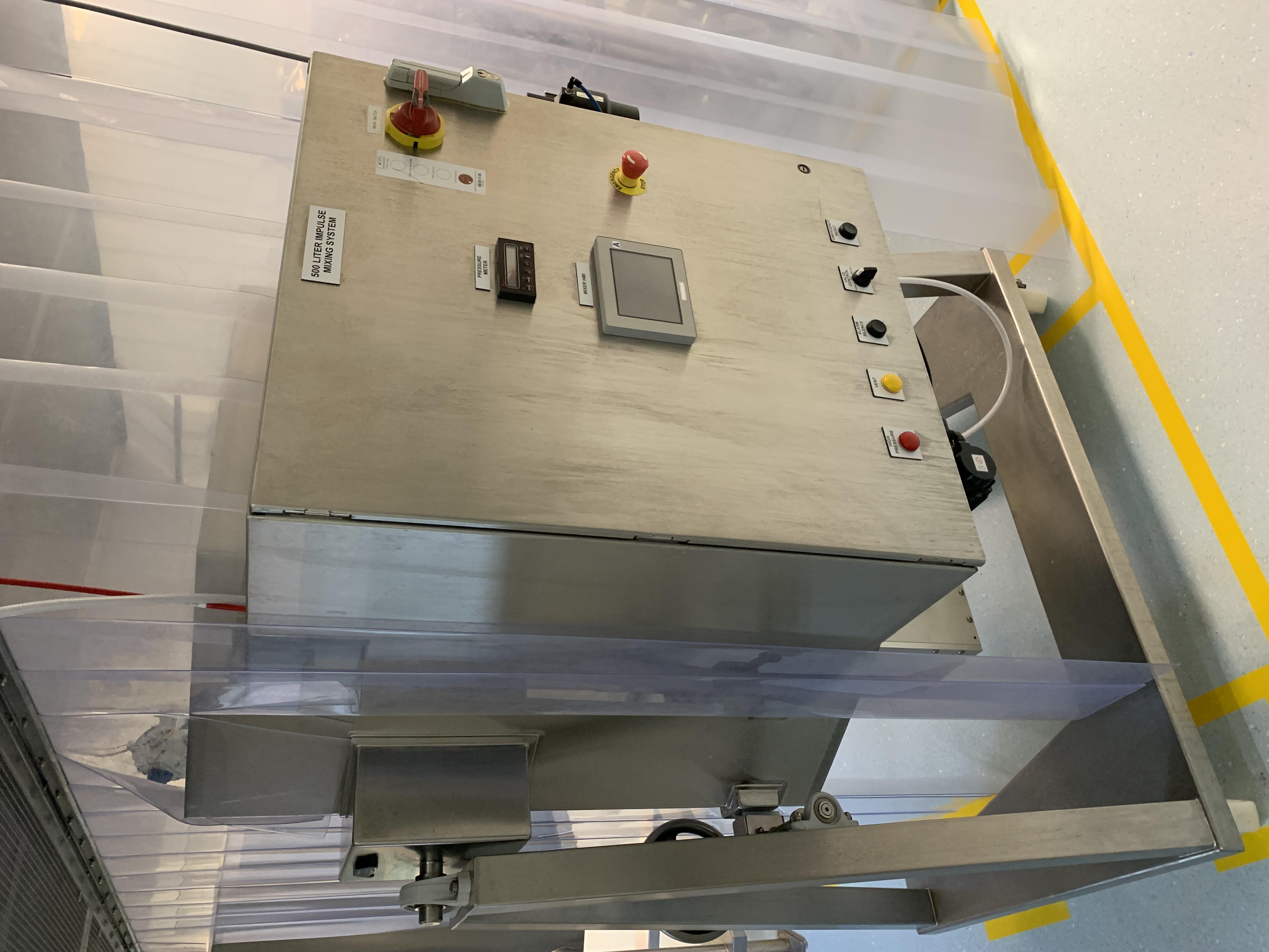 Used Single Bag Process Mixer With Control Panel - Thermo Fisher - 01.009.GG