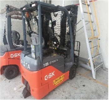 Used Toyota Battery Forklift - Toyota / 8FBE18 - SG130 