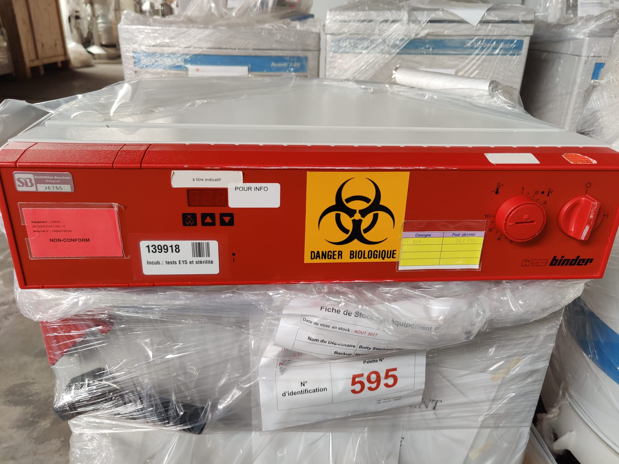 Used Incubator - Binder - DK2668