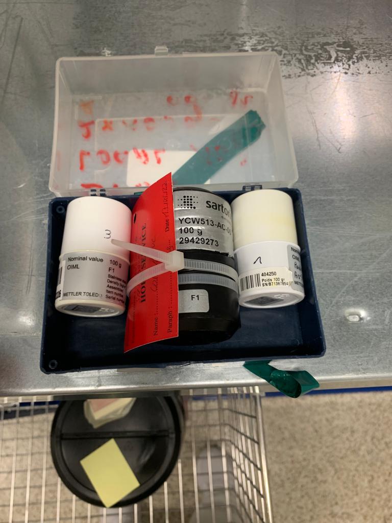 Used Calibration Weight - X07.071