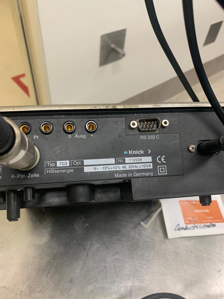 Used Low Conductormeter T 77103 - RS 232 C - X07.003