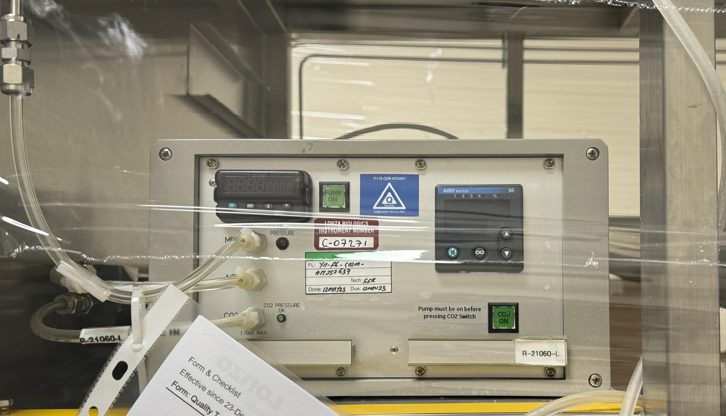 Used CO2 mixer controller - GE Healthcare Bio-Sciences AB