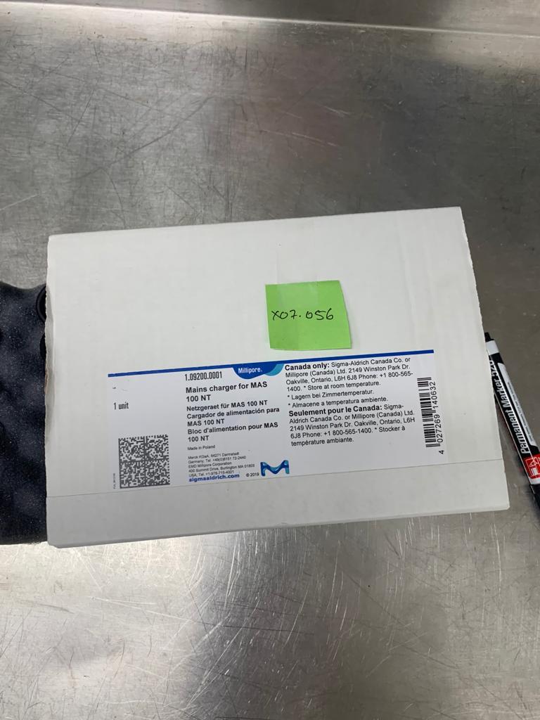 Used Mains Charger For Mas 100NT - Milipore - X07.056