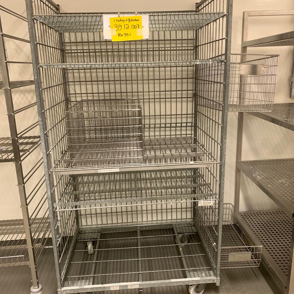 Used 1 Trolley and 3 Baskets - 39-1A-003