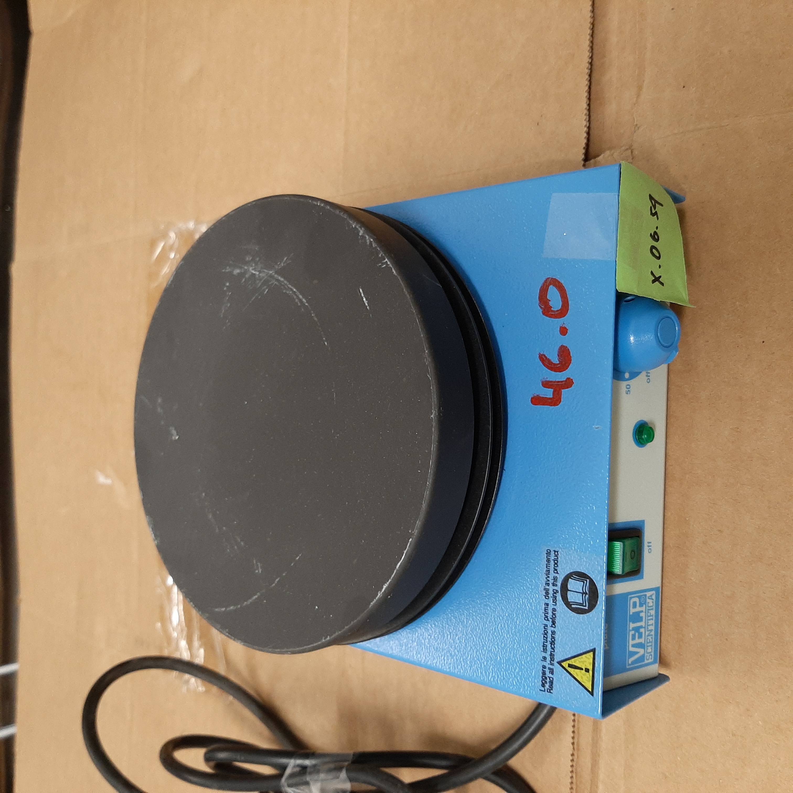 Used Hotplate - Velp Scientifica - X.06.54