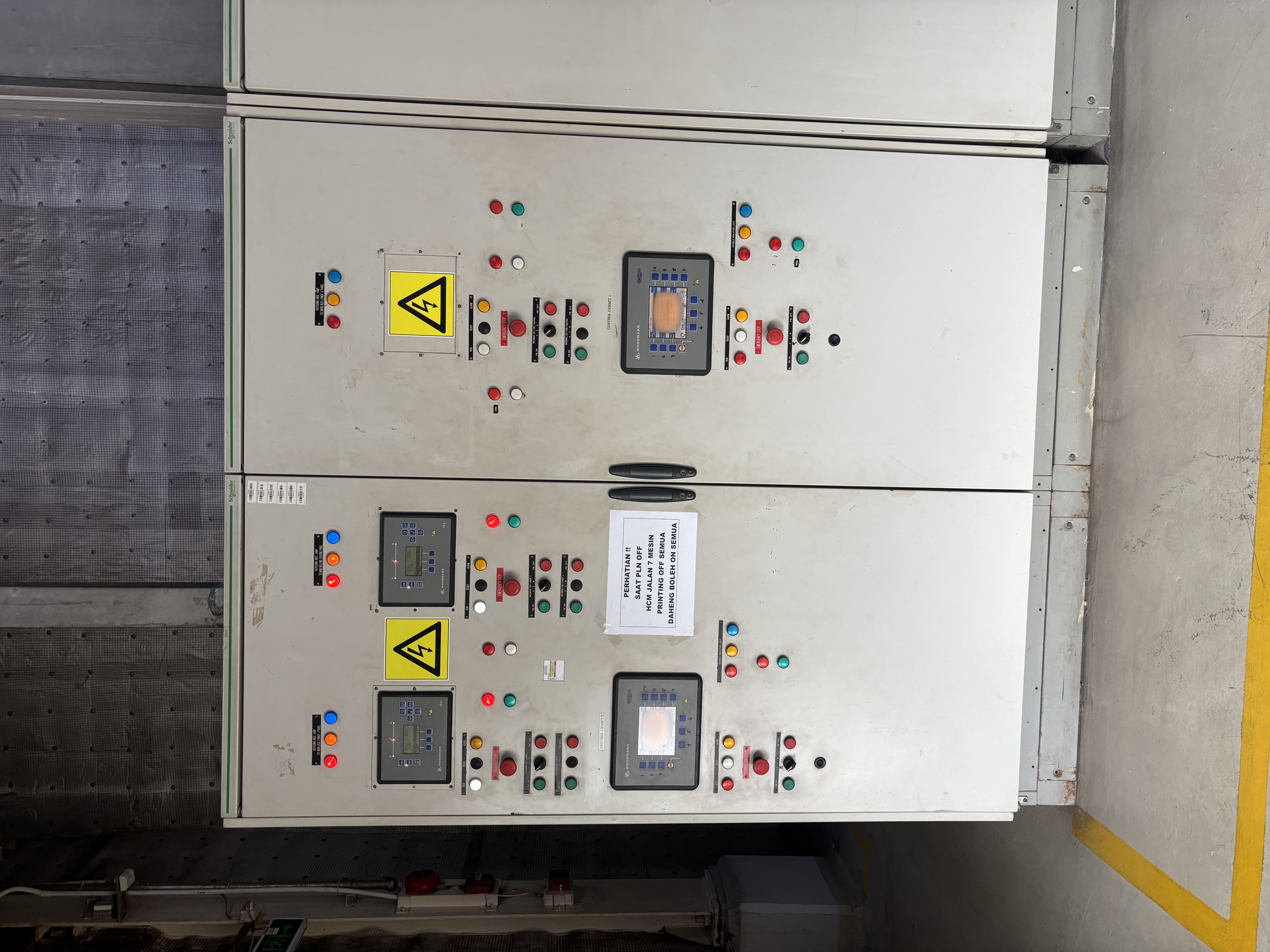 Used Genset Control Panel - Woodward - LS-5 And Easygen 3000 - LC0198