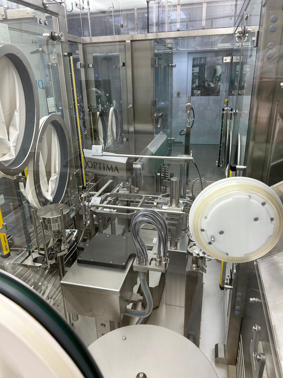 Used Syringe, Cartridge and Vial Filling line - Optima - SV125