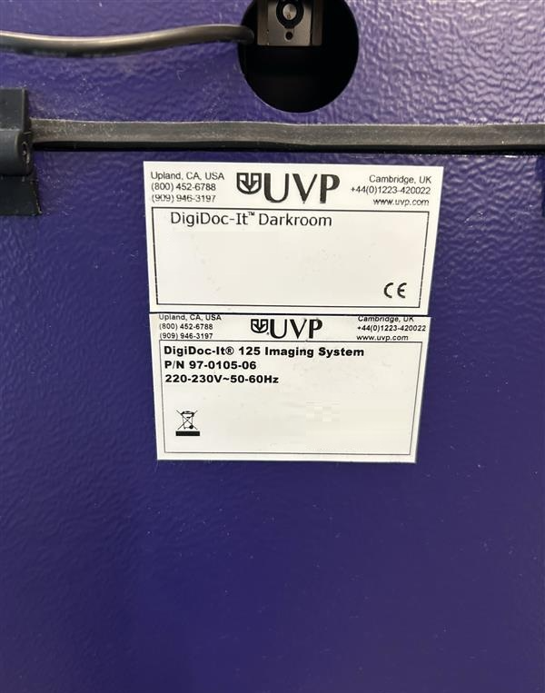 Used Electrophoresis Device - Analytik Jena AG - Digidoc-It 125 Darkroom | Digidoc-It 125 Imaging System | Tfml-26 Uv Transilluminator - BTH061