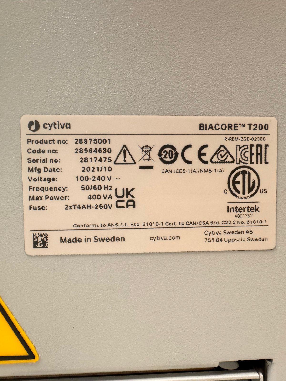 Used SPR System - Cytiva - Biacore T200 - 001.KB