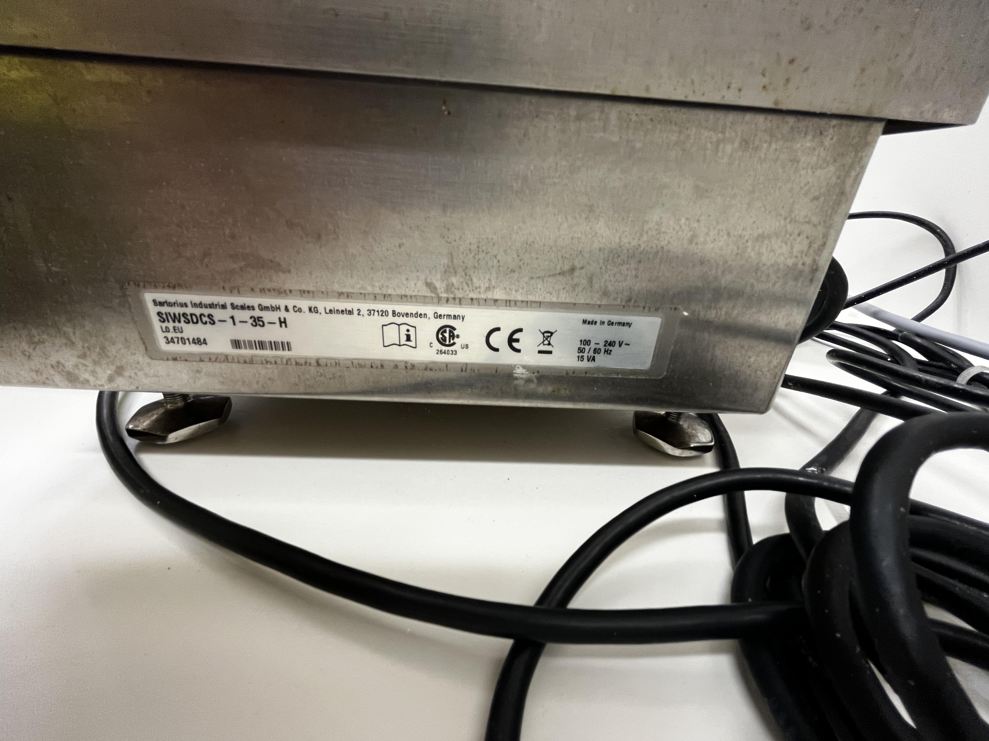 Used Scales 35 Kg - Sartorius - SIWSDCS-1-35-H - 39.03.027.GR