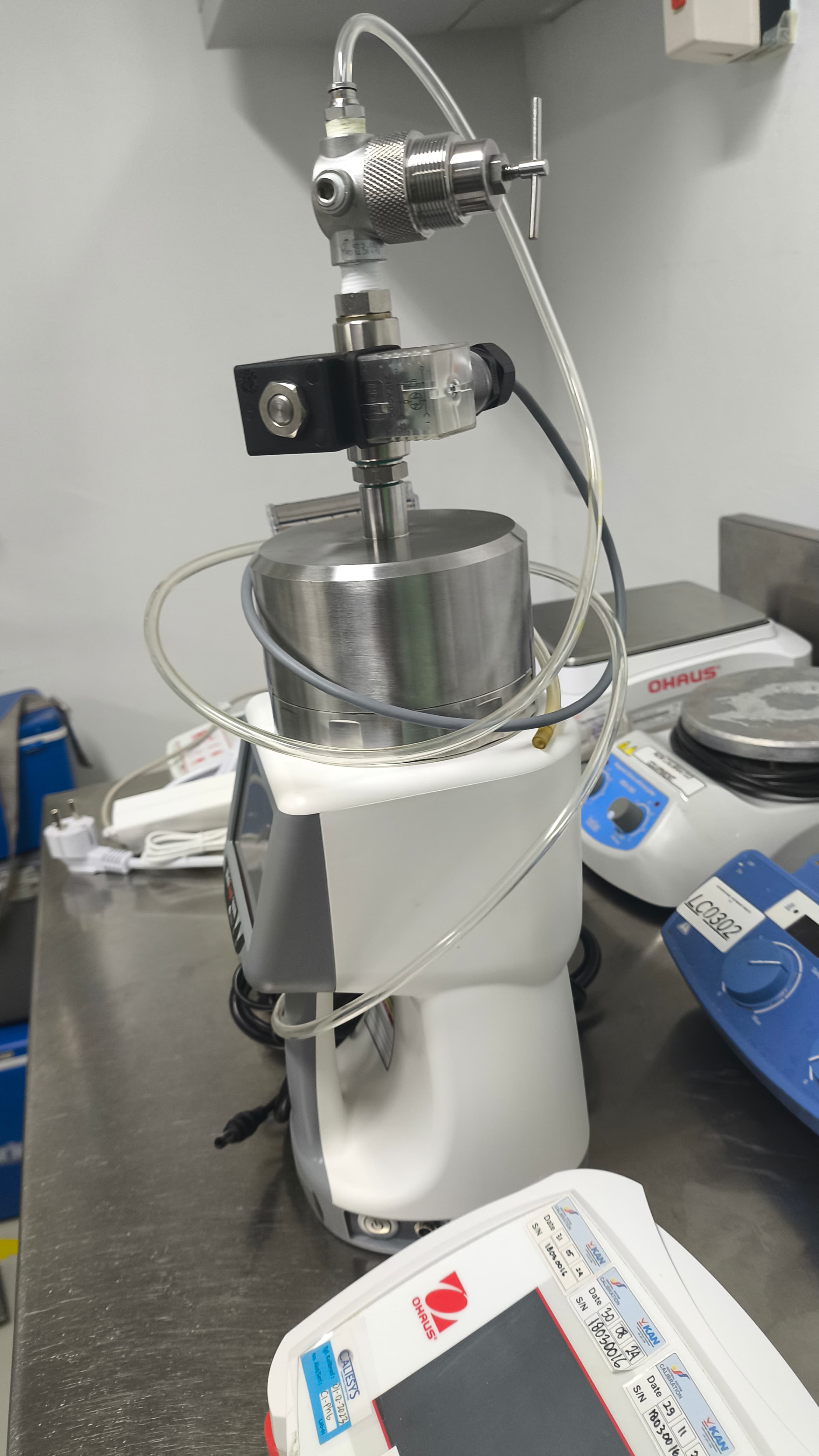 Used Air Sampler With Compressed Gas Kit - Minicapt100M - LC0165